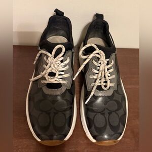 Coach C270 Tech Runner Sneakers – Signature Print – Women’s Size 7.5B